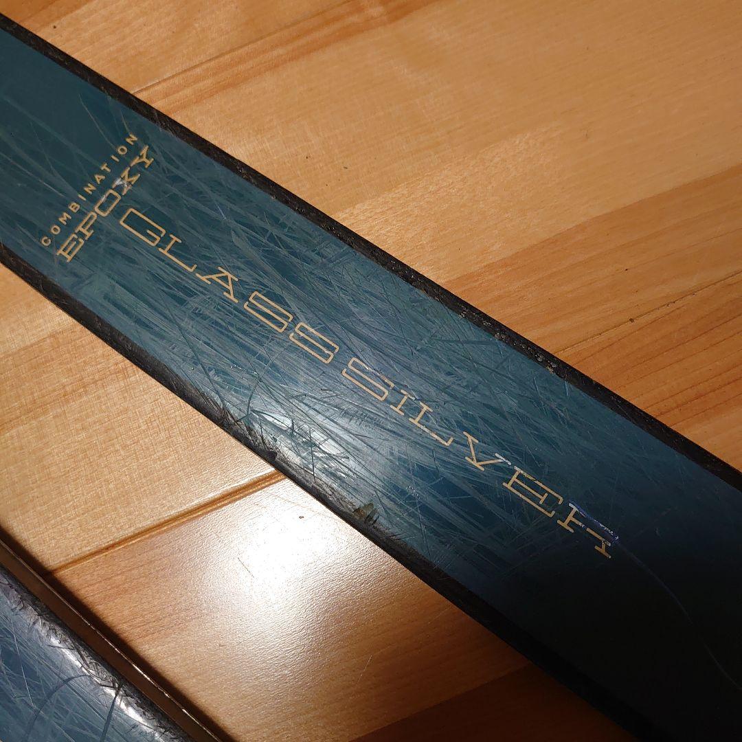 昭和レトロ　スキー板　カザマ　KAZAMA 超ロング　205cm 　希少