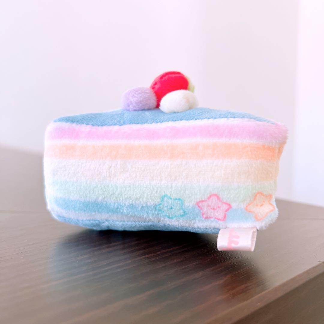 すみっコぐらし　たぴおか　レインボーケーキ　てのりぬいぐるみ