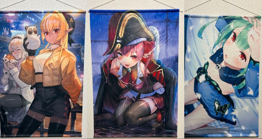 ホロライブ3期生タペストリー　3種まとめ売り