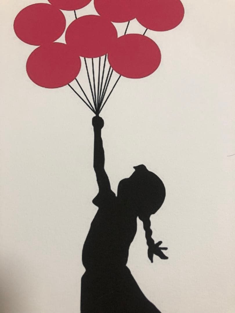 バンクシー フライング バルーンガール