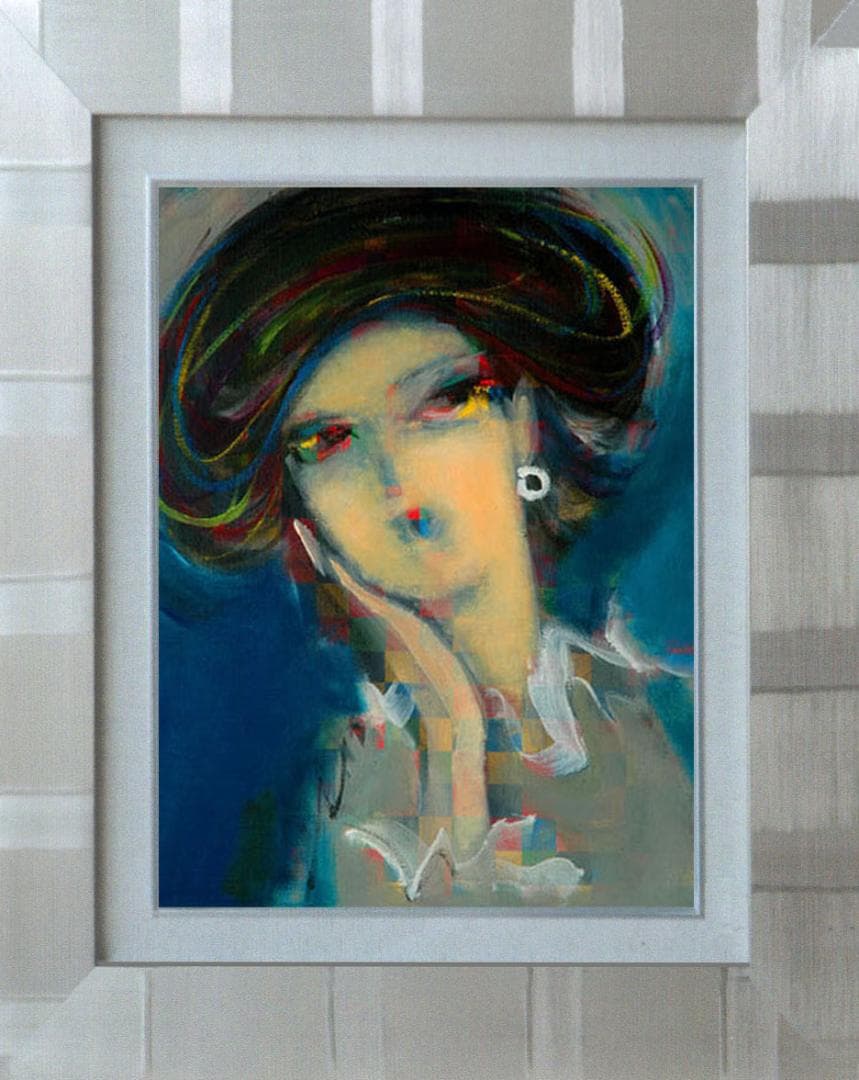 油絵 絵 絵画 インテリア F4-051713 人物 女性像