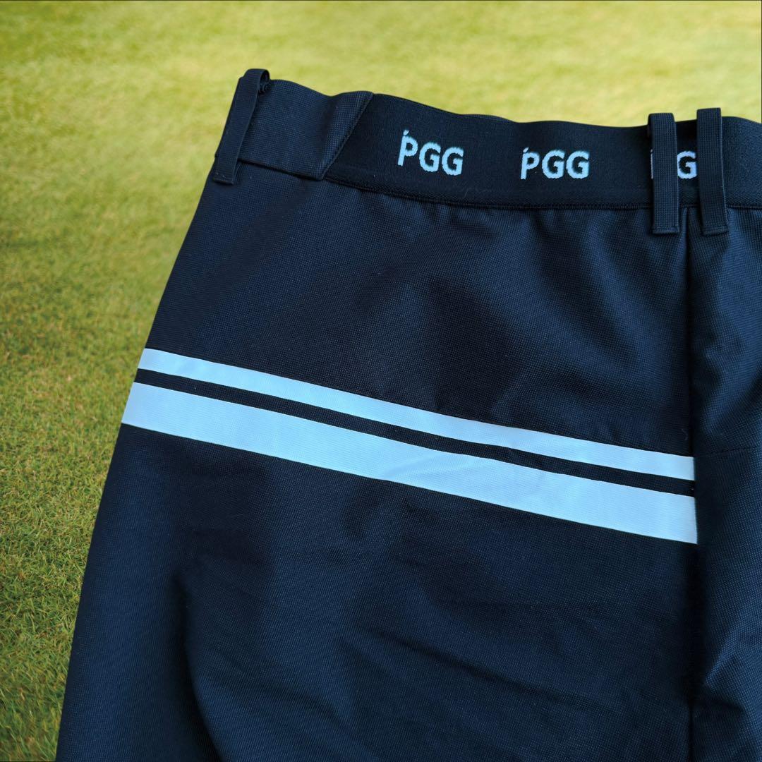 パーリーゲイツ　PGG ハーフパンツ　短パン　5 L〜XL相当 紺　ネイビー　白