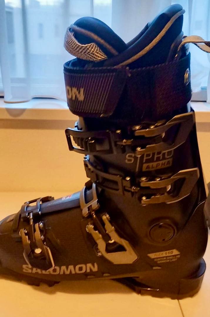 美品 サロモンスキーブーツ S/PRO110 24cm ブラック レディース