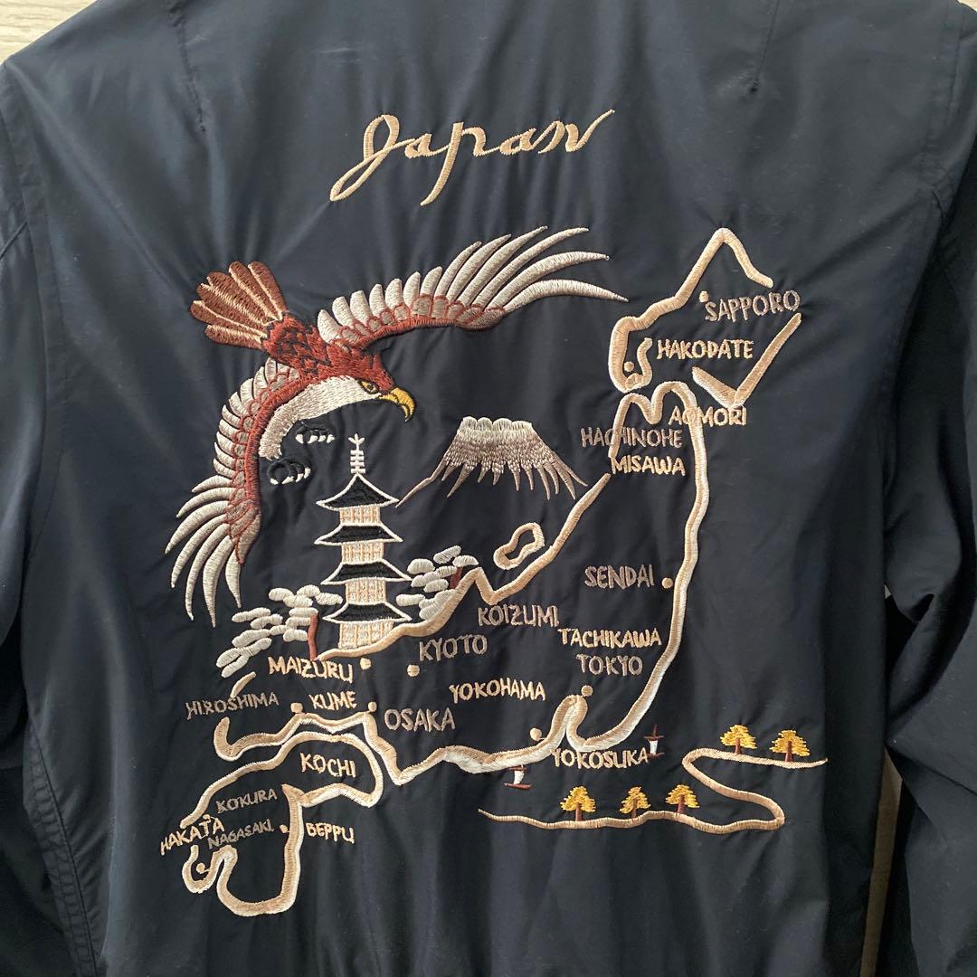 アルファインダストリーズALPHA INDUSTRIESスカジャン刺繍M