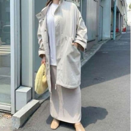 【極美品】シーナリー SHENERY C/Tツイル モッズコート 2way 春