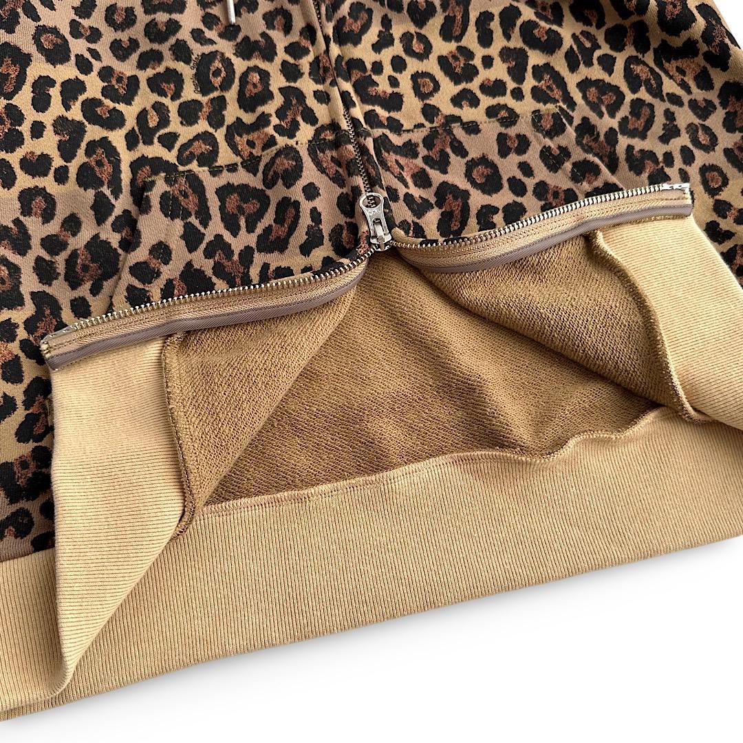 488 パーリーゲイツ 定価30,800円 パーカー レオパード サイズ0 S