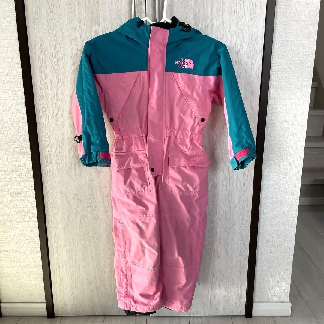 THE NORTH FACE 子ども用スキーウェア ピンク/ターコイズ