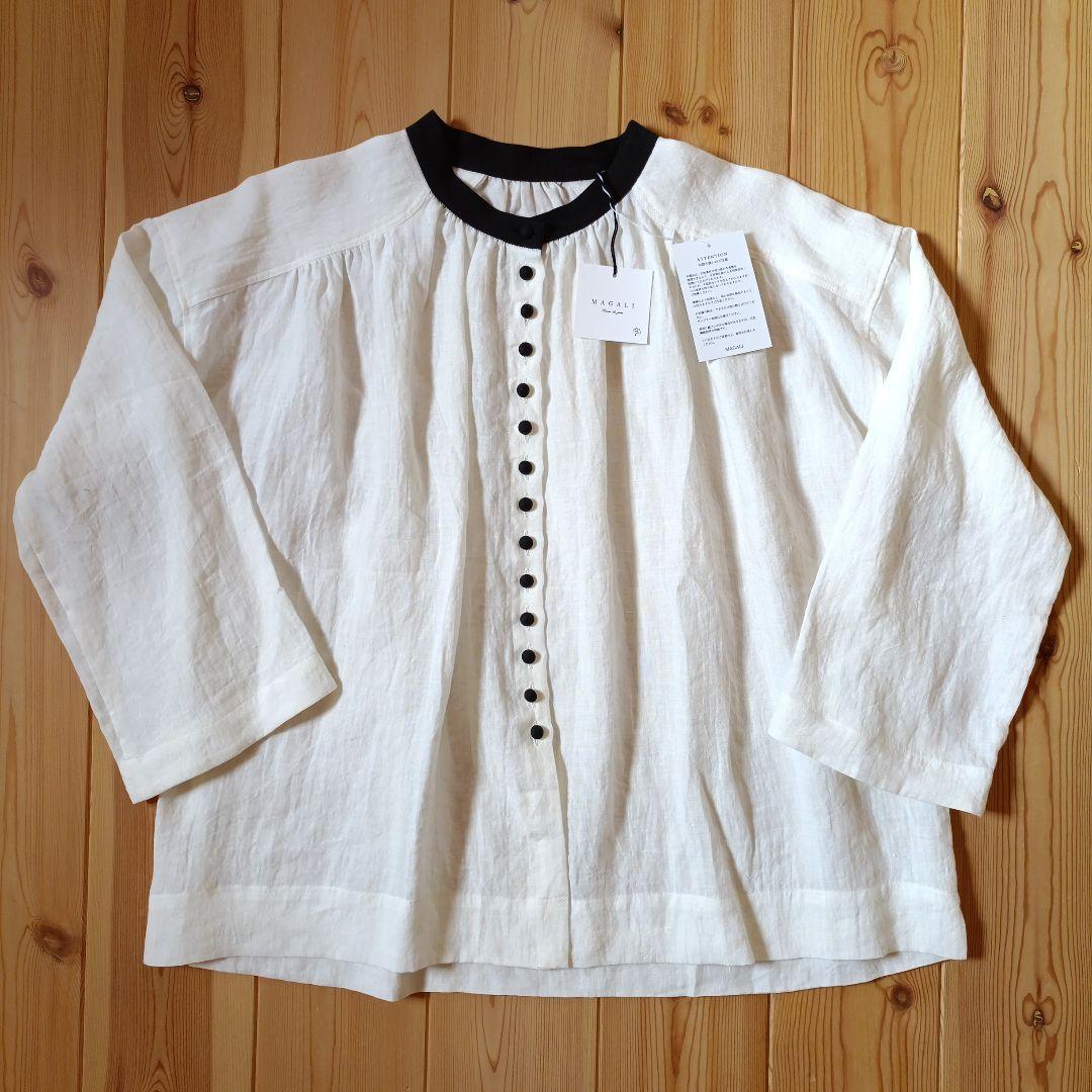 こころ【新品未使用】 MAGALI ベルギーリネン アンティークブラウス