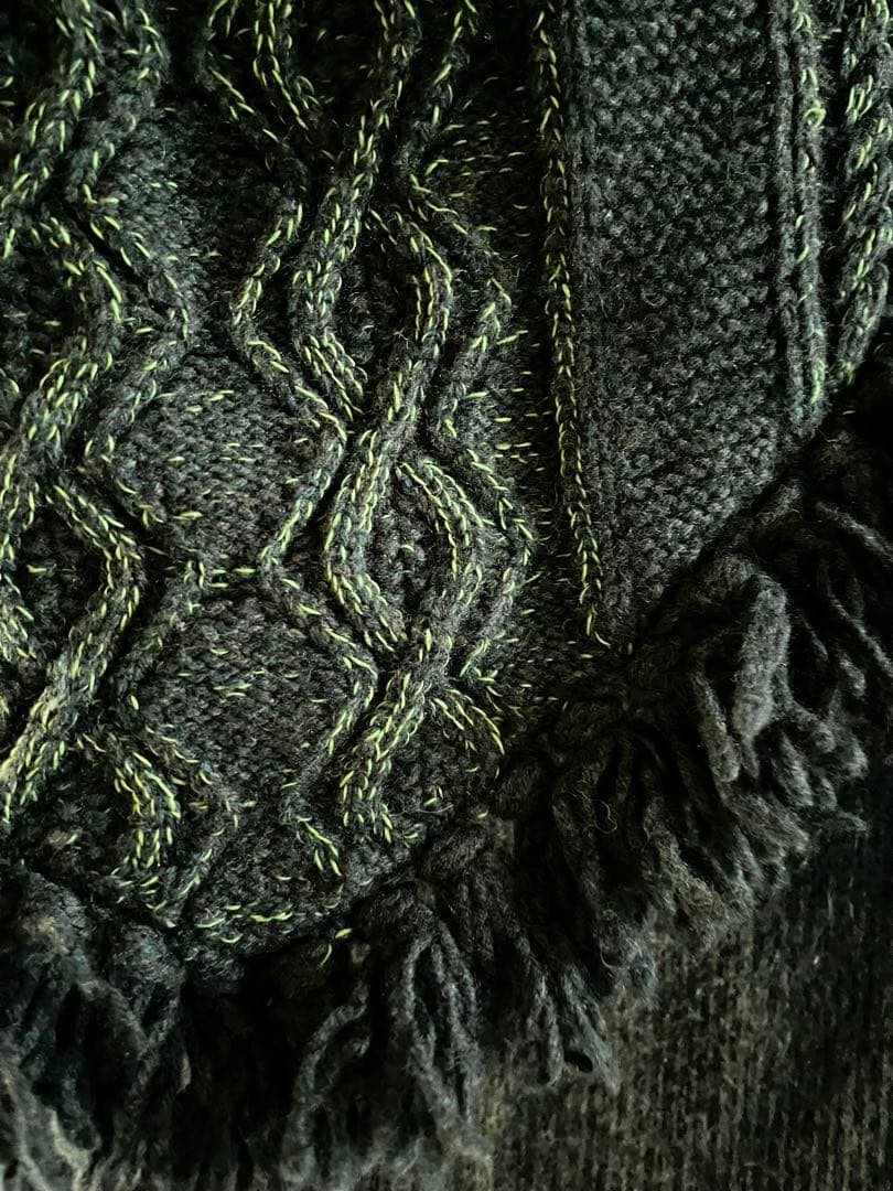 TOGAPULLAトーガプルラ フリンジスヌード ネックウォーマー GR