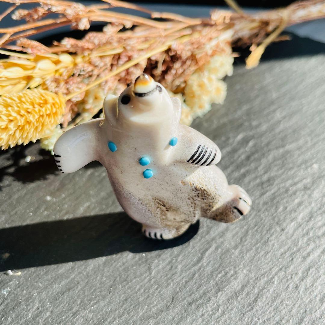 新品　ズニ族　Zuni インディアンジュエリー　フェティッシュ