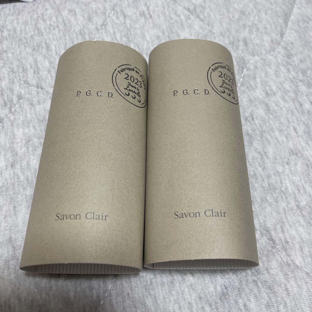 サボンクレール朝用スキンケアソープ(洗顔石鹸) 125g✖️2本