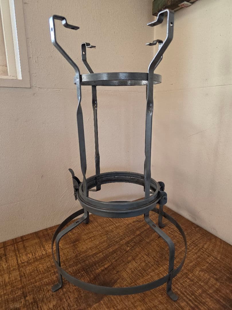 激レア　アラジン8型ブルーグレーヒネリ　フレーム　部品　ビンテージストーブ