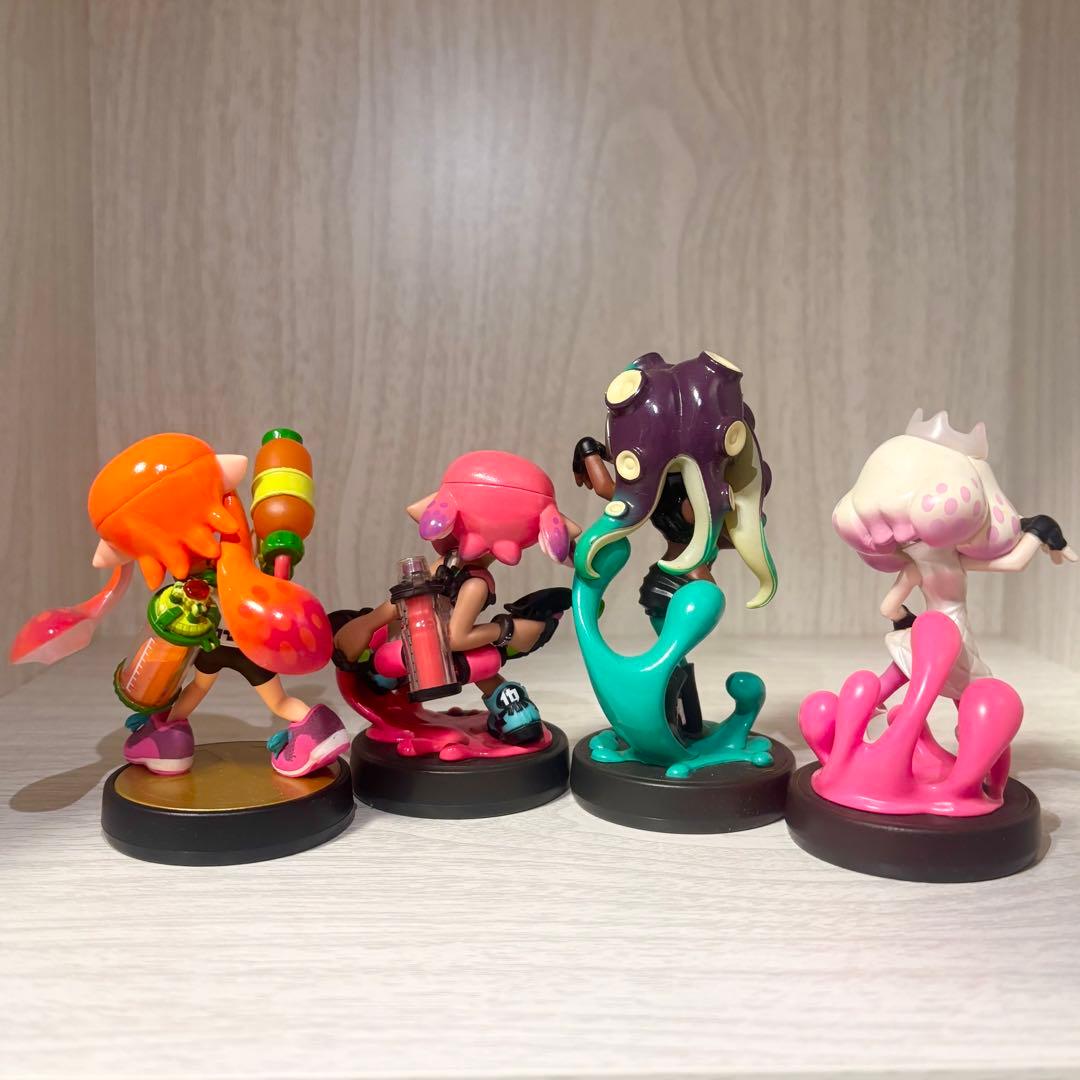 スプラ amiibo ガール(オレンジ) ガール(ネオンピンク) イイダ ヒメ