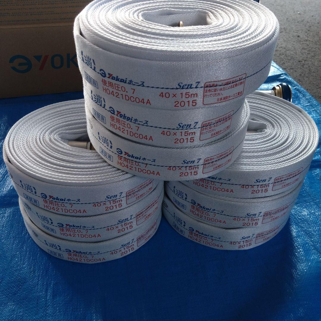 消防ホース９本セット①　屋内消火栓ホース