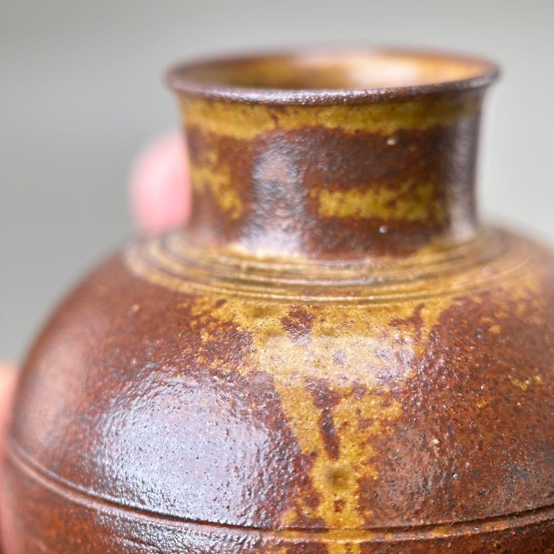 A047笹田有祥 摸 利休丸壺 茶入 唐物 大名物 共箱