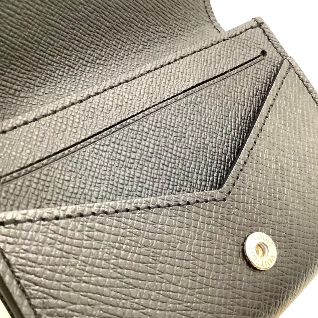 新品未使用 ルイヴィトン タイガ アンヴェロップカルトドゥヴィジット NM 黒