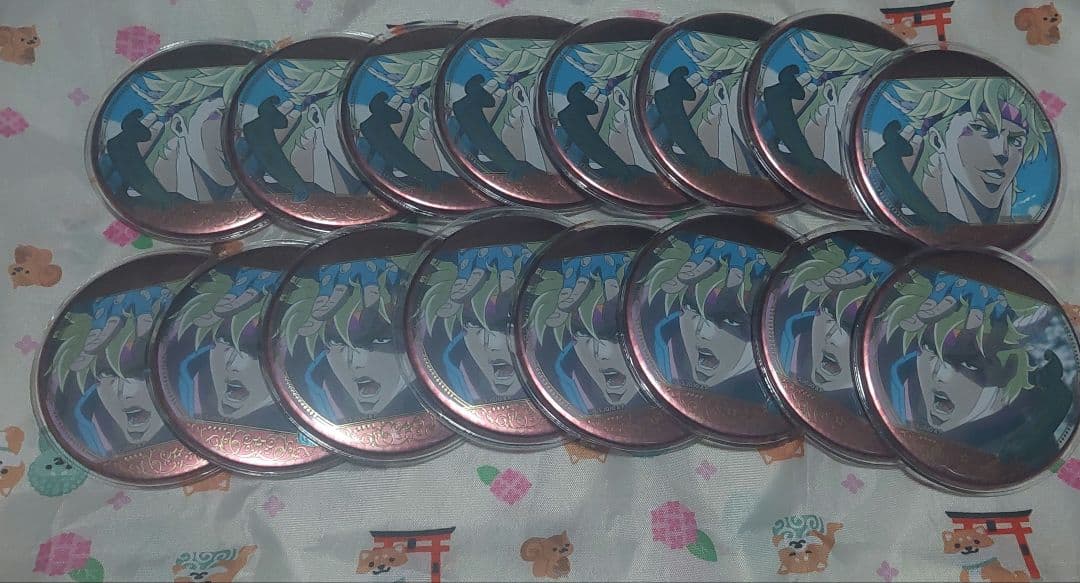 ジョジョの奇妙な冒険 アニメ10周年記念展 場面写缶バッジ シーザー アニメ展