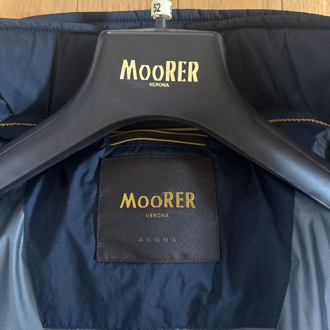 MOORER ネイビー ダウンジャケット52