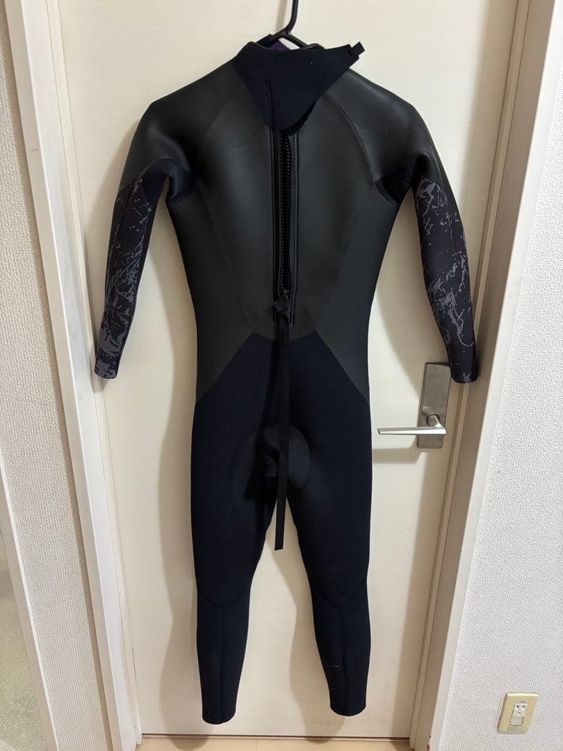 ボーイズ160cm オーダー 5x3mmセミドライ バックジップ エアタイト