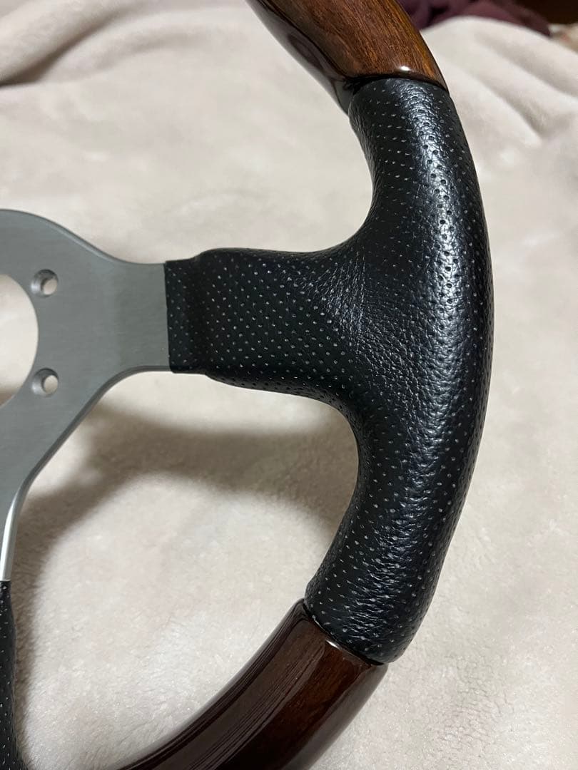 momoファイターウッド＆レザー コンビ35cm