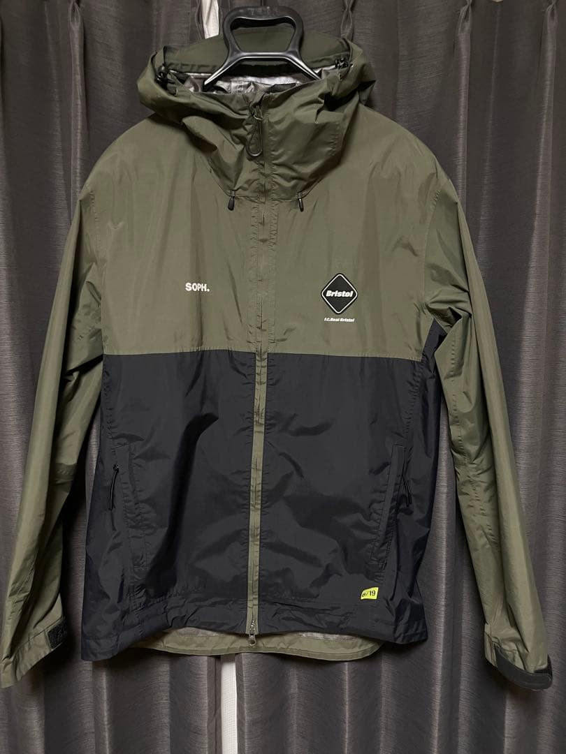 F.C.Real Bristol ナイロンジャケット オリーブ/ブラック L