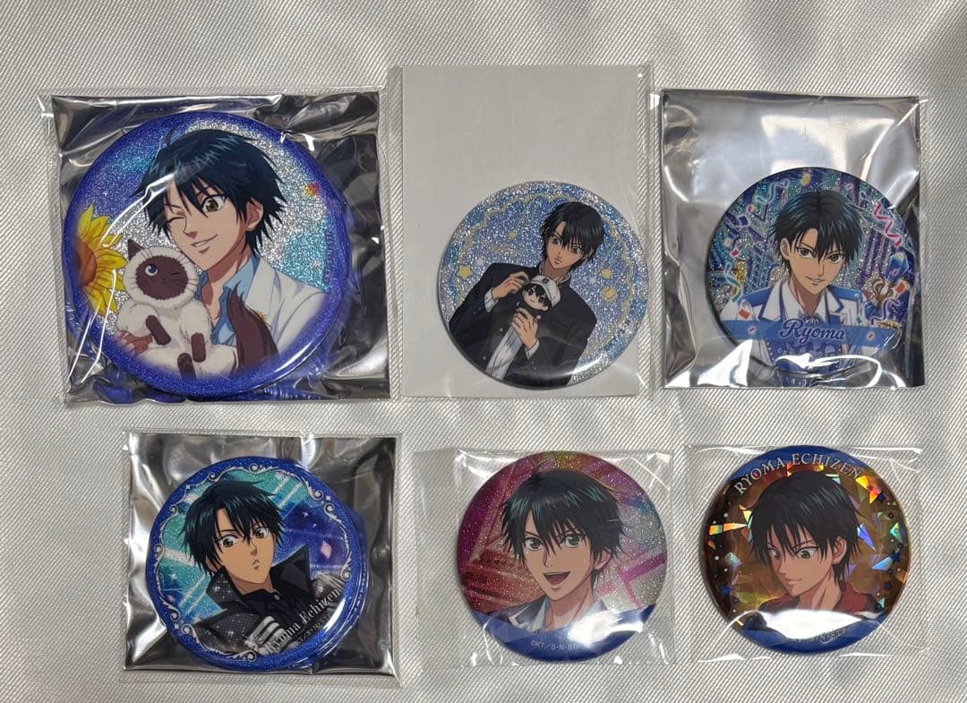 新テニスの王子様　テニプリ　越前リョーマ　缶バッジ　テニラビ