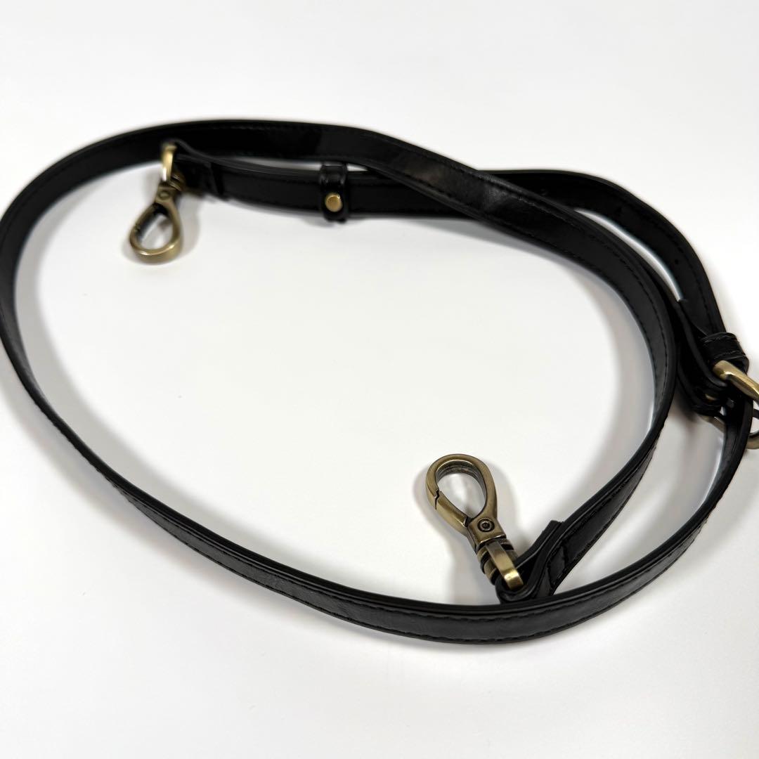 【未使用に近い】アナスイ　ハンドバッグ 2way がま口　ディディオン　黒