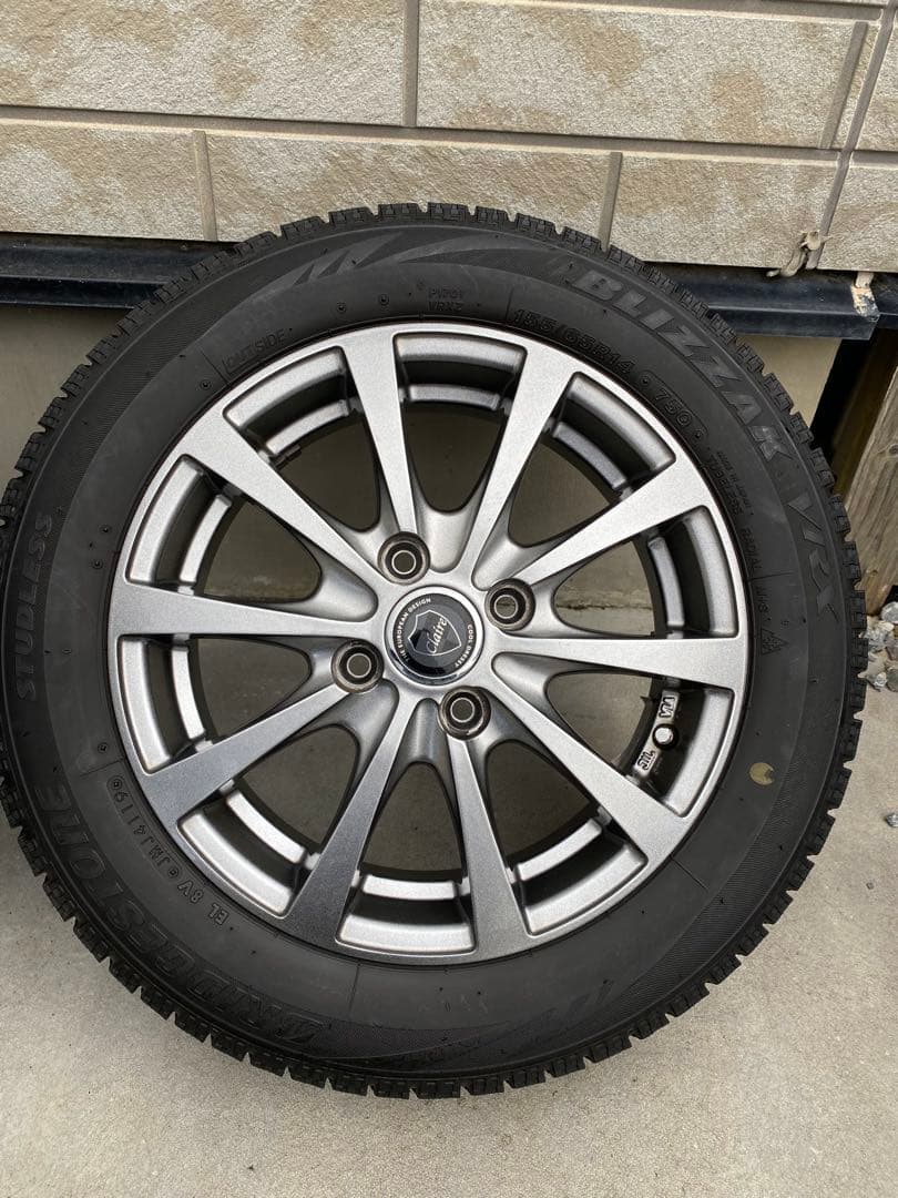 スタッドレスタイヤセット155/65R14 14インチ アルミホイール 軽自動車
