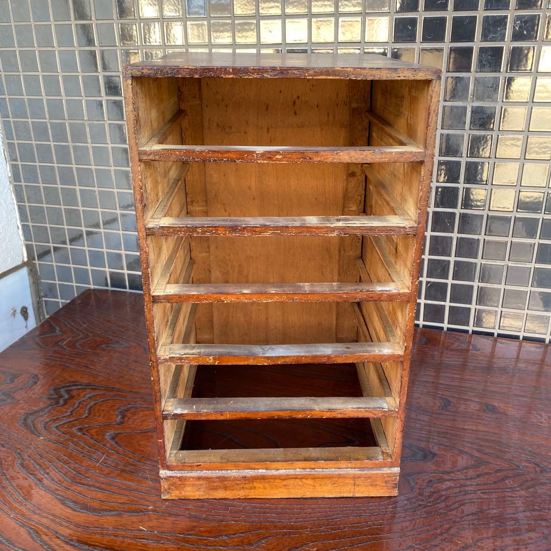 昭和中期 六段小引き出し 骨董品 古道具 古民家 時代物 インテリア