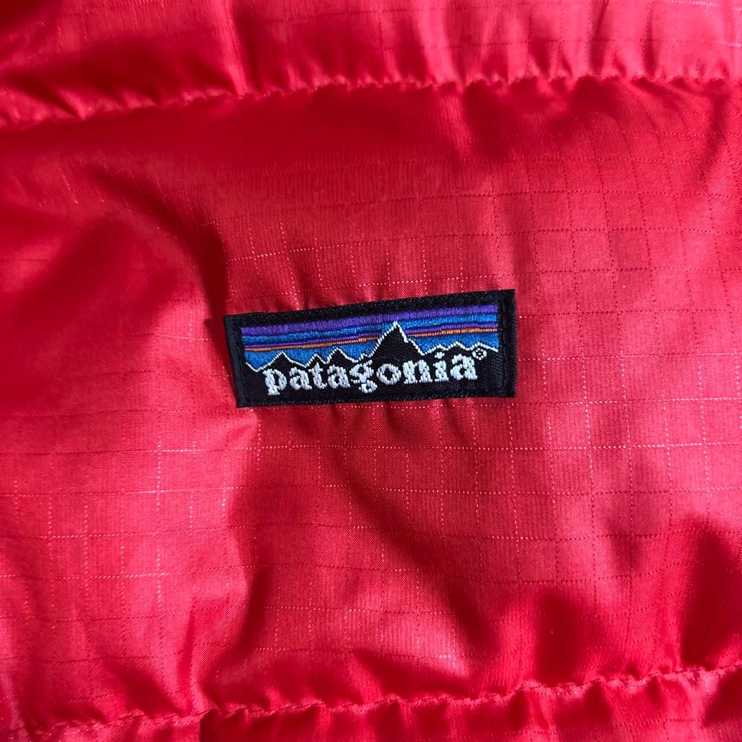 パタゴニア メンズ L レッド ダウンベスト