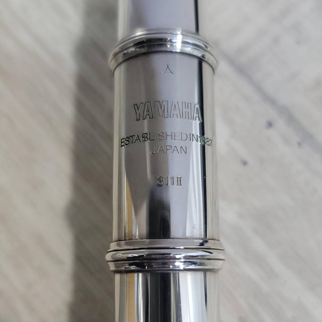YAMAHA 頭部管銀製フルート YFL-311 II 分解清掃磨き調整済み