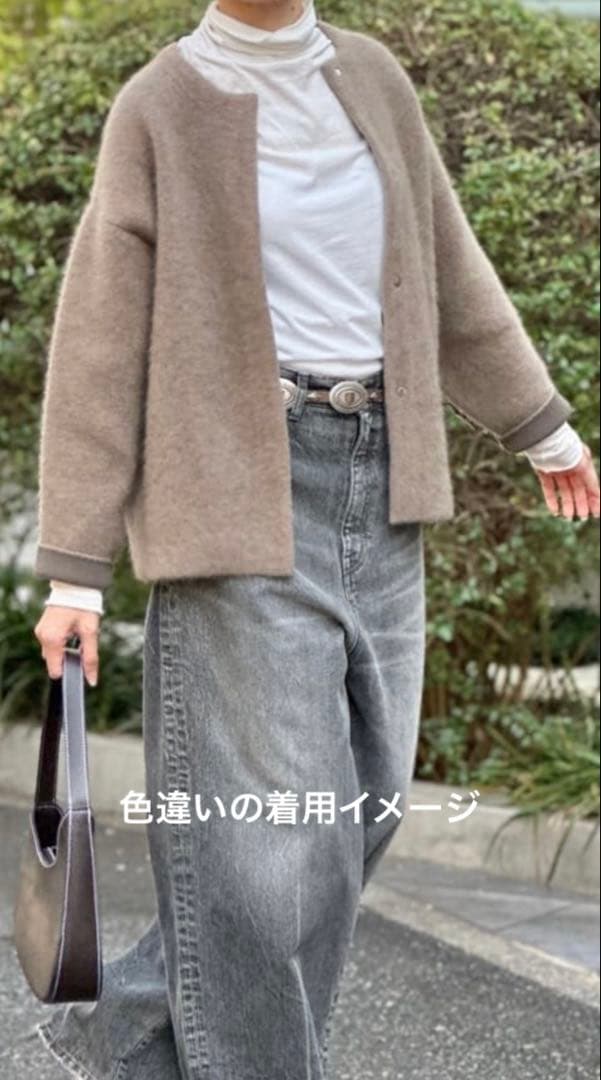 試着のみ★ウィムガゼット Puntovita コンチョ細ベルト レザー ブラウン