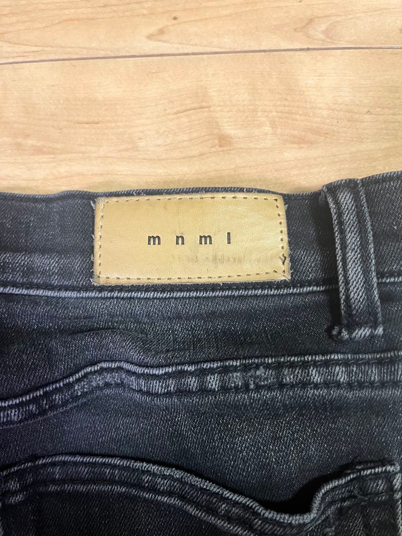 ミニマル30inブラックスキニーデニム