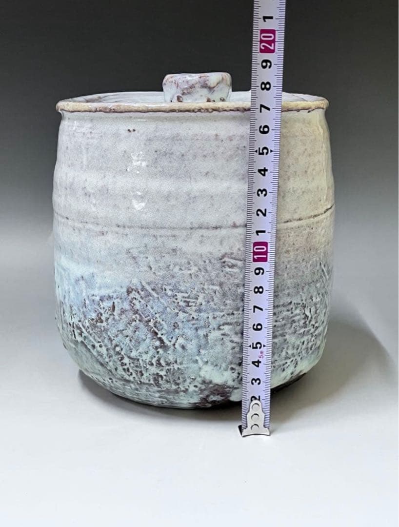 E244 萩焼　正峰窯　水指　小高正峰　茶道具　茶器