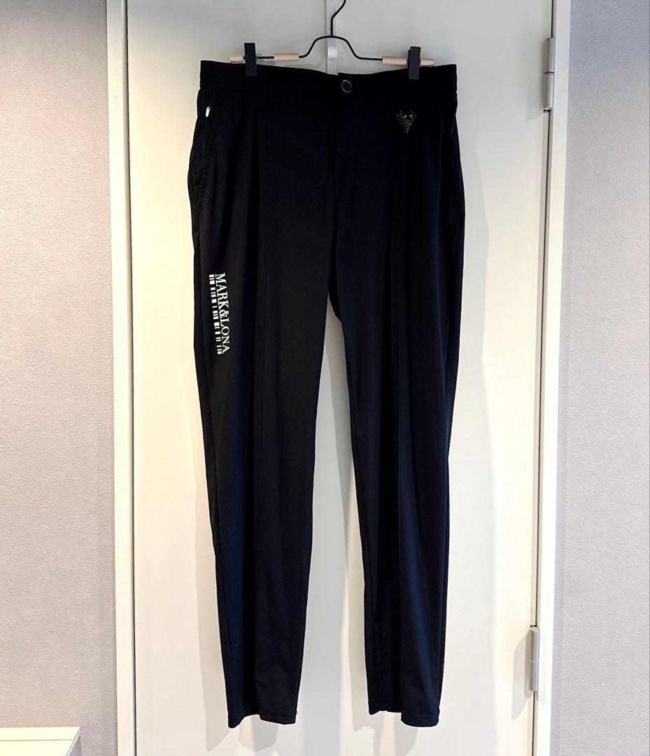 美品 ★ MARK&LONA ボトムス マーク&ロナ ジョガー ジャージー 黒