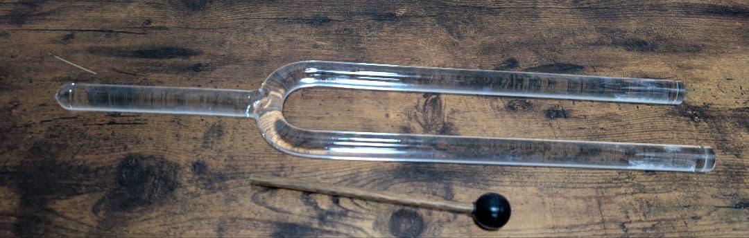 音叉 水晶 432hz　クリスタルチューナー　癒し 特大