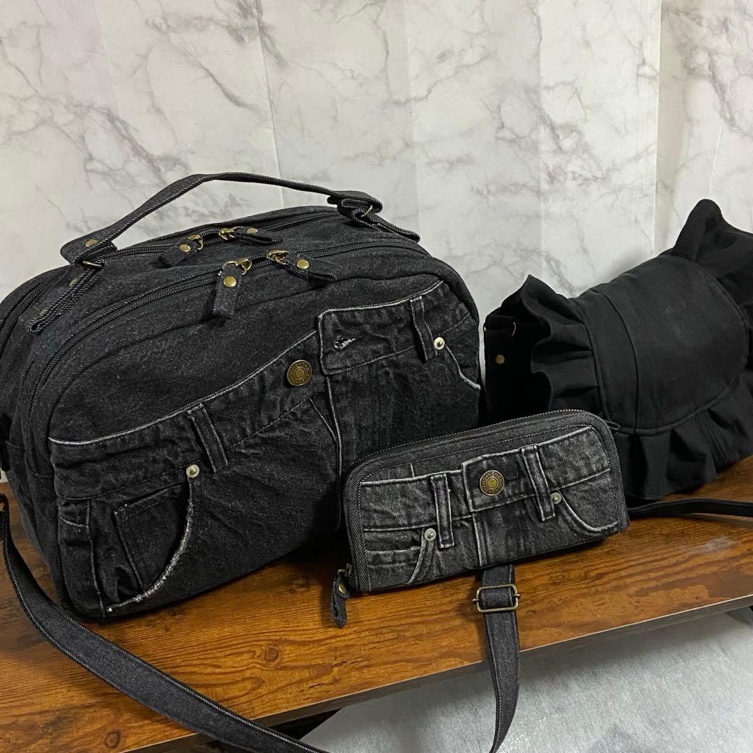 専用*No.40 デニムリメイク【お財布付きバッグ・ショルダーバッグ・財布】