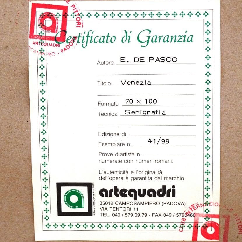 歳末最終大特価！　送料サービス！　イタリア製額＆スクリーン印刷絵画