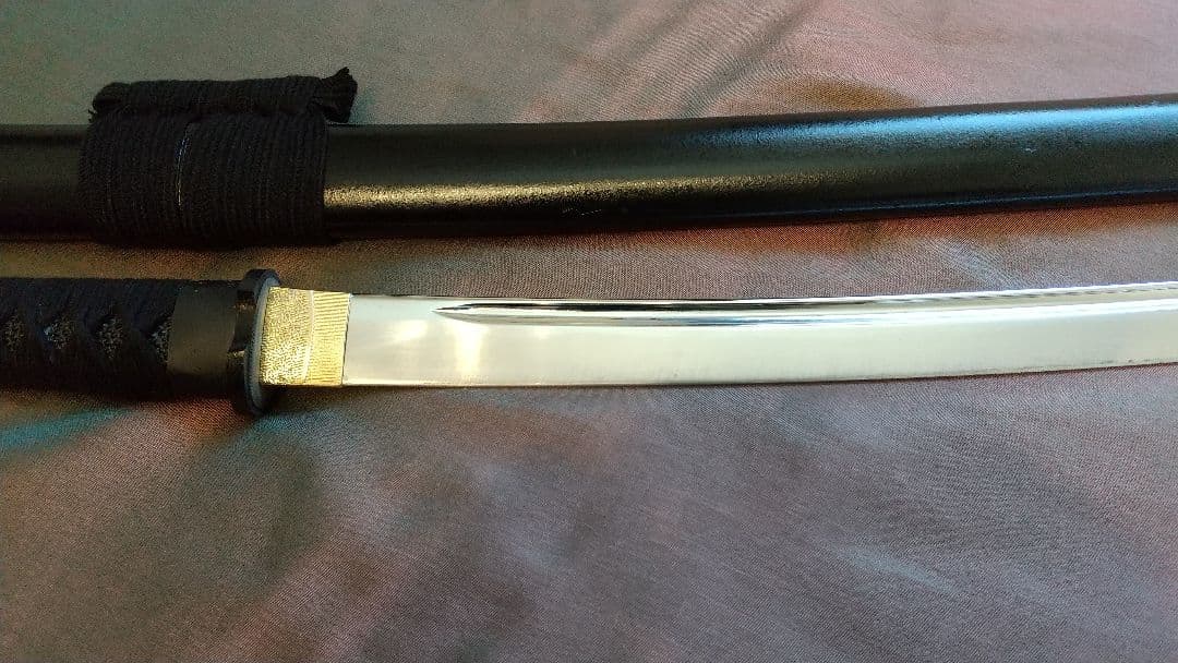 【鶴姫一文字風】模造刀 樋入り刀身 刀剣 喰出し鍔 模擬刀 日本刀