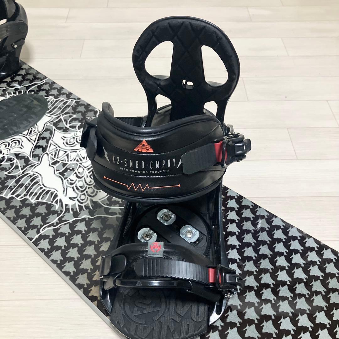 k2ケーツー城本敏由樹コラボスノーボードセット158cm/k2 SONICバイン