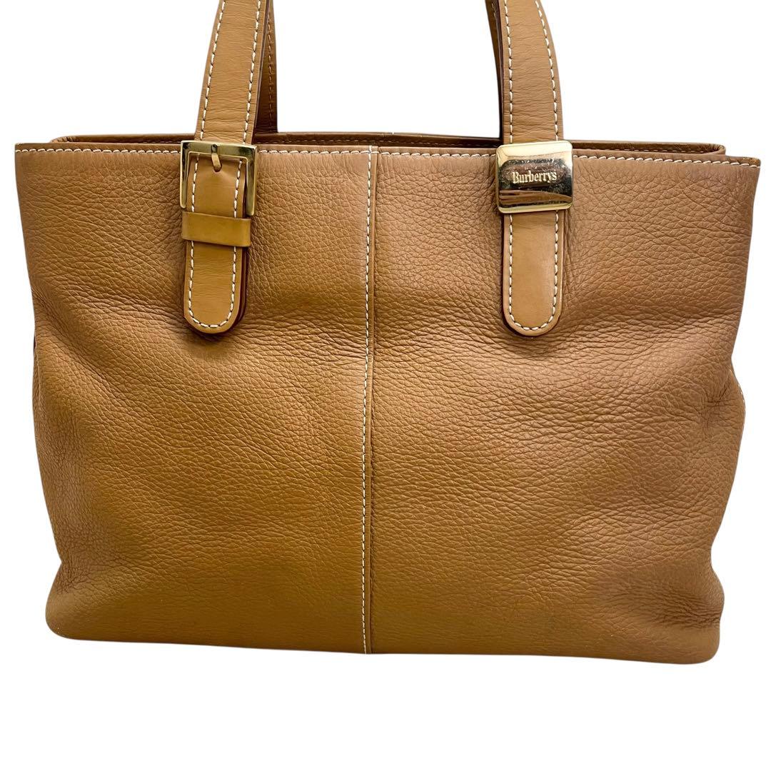 専用【ヴィンテージ】バーバリーズ レザー　ハンドバッグ 内側　ノヴァチェック