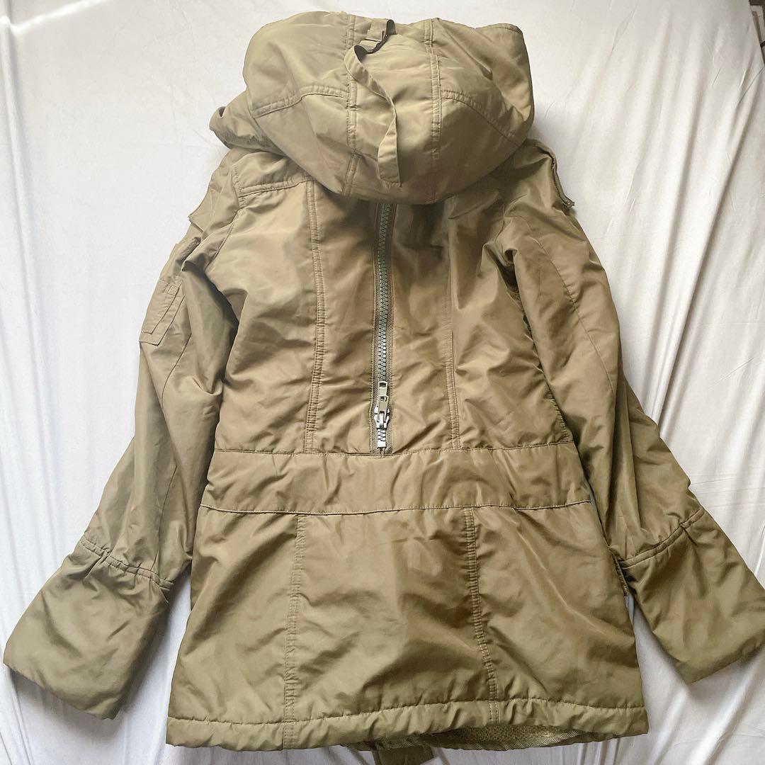 平成ギャル y2k　ミリタリーアウター　モッズコート　フェアリーグランジ　カーキ