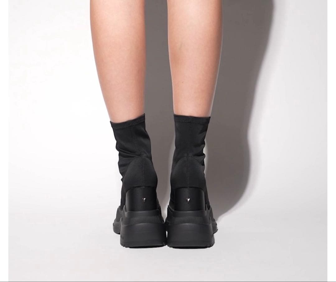 yello ダブルスニーカーショートブーツ