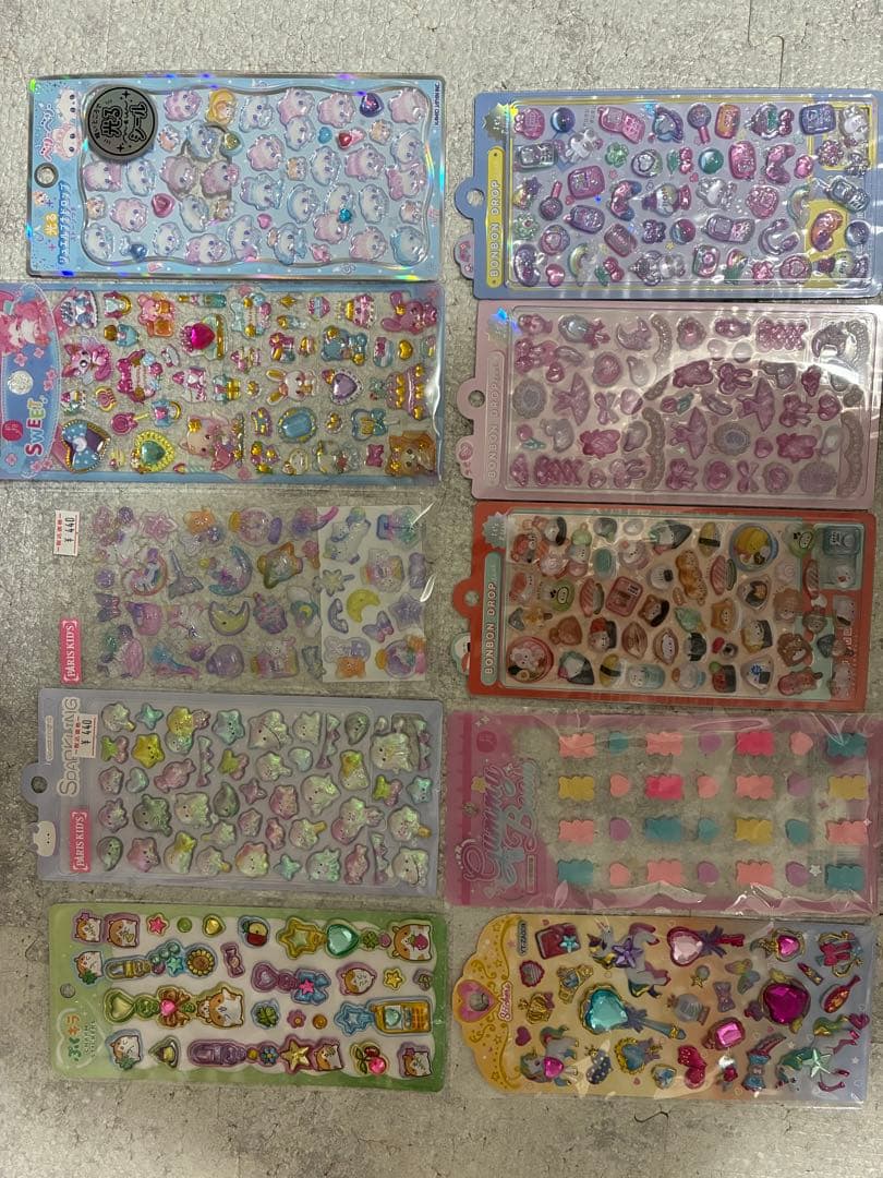 ボンボンドロップシールなどのシール10点セット