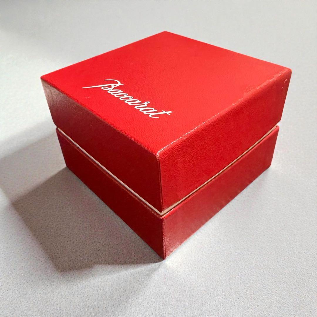 【希少】バカラ Baccarat 兎 ウサギ 赤 レッド クリスタル 箱付き