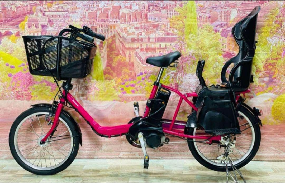 K1995 電動自転車 パナソニックギュット 子供乗せ 20インチ 送料無料