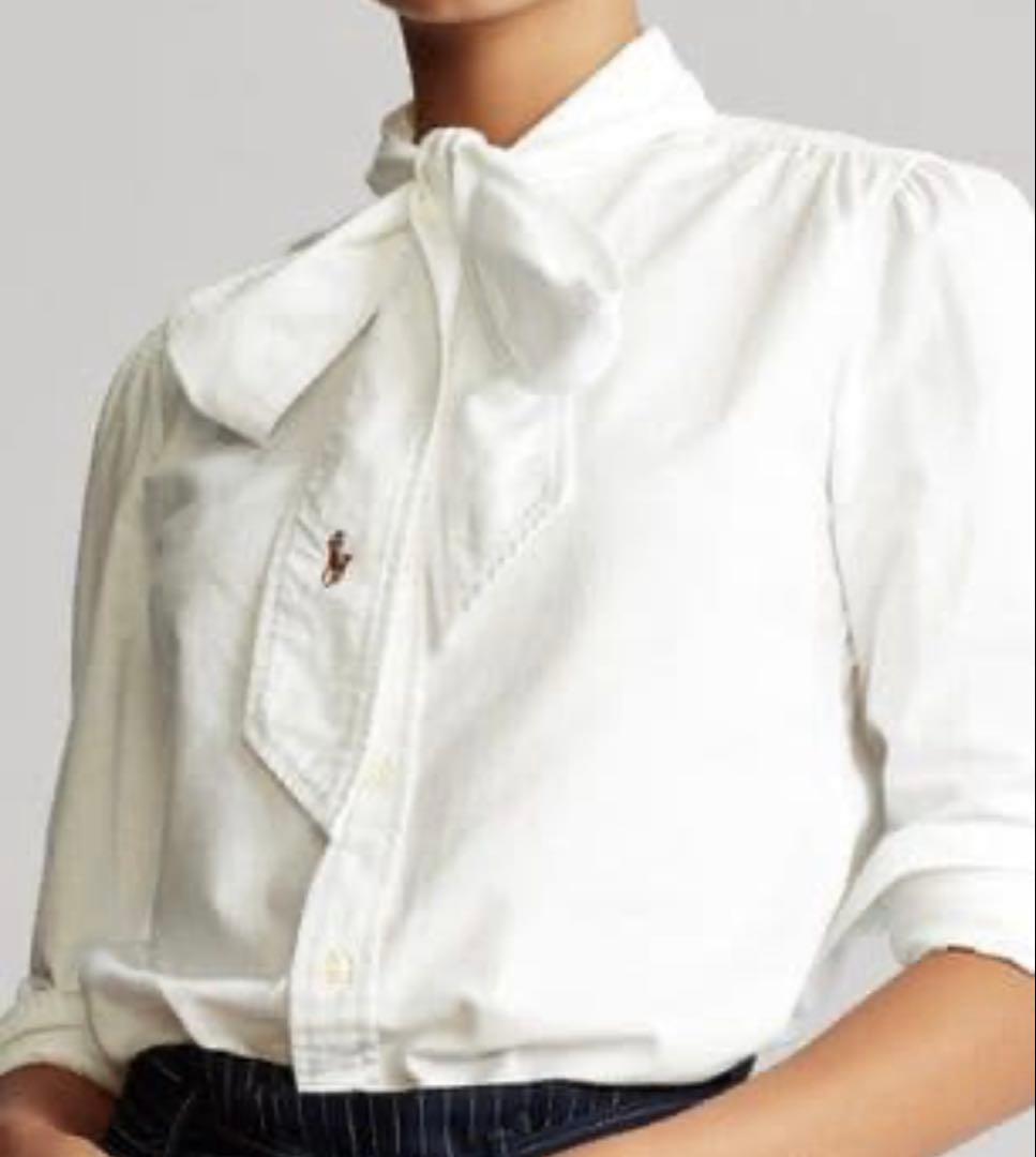 POLO RALPH LAURENレディース リボン ブラウス トップス