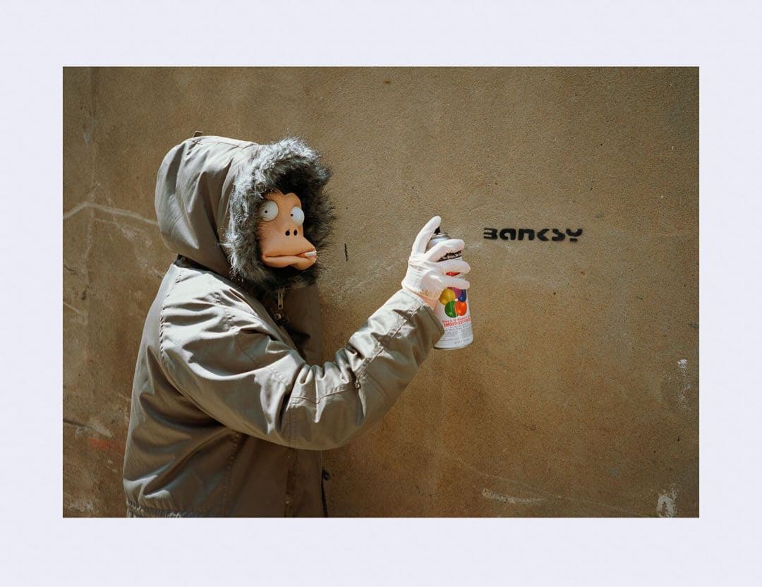 Banksy バンクシー MONKEY MASK SESSION TAG AP