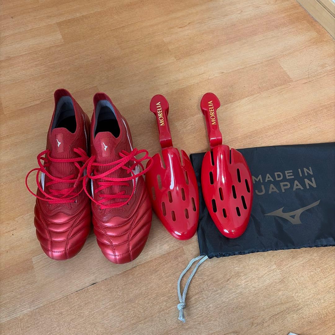 Mizuno ミズノ Morelia Neo3β レッド スパイク 26.5