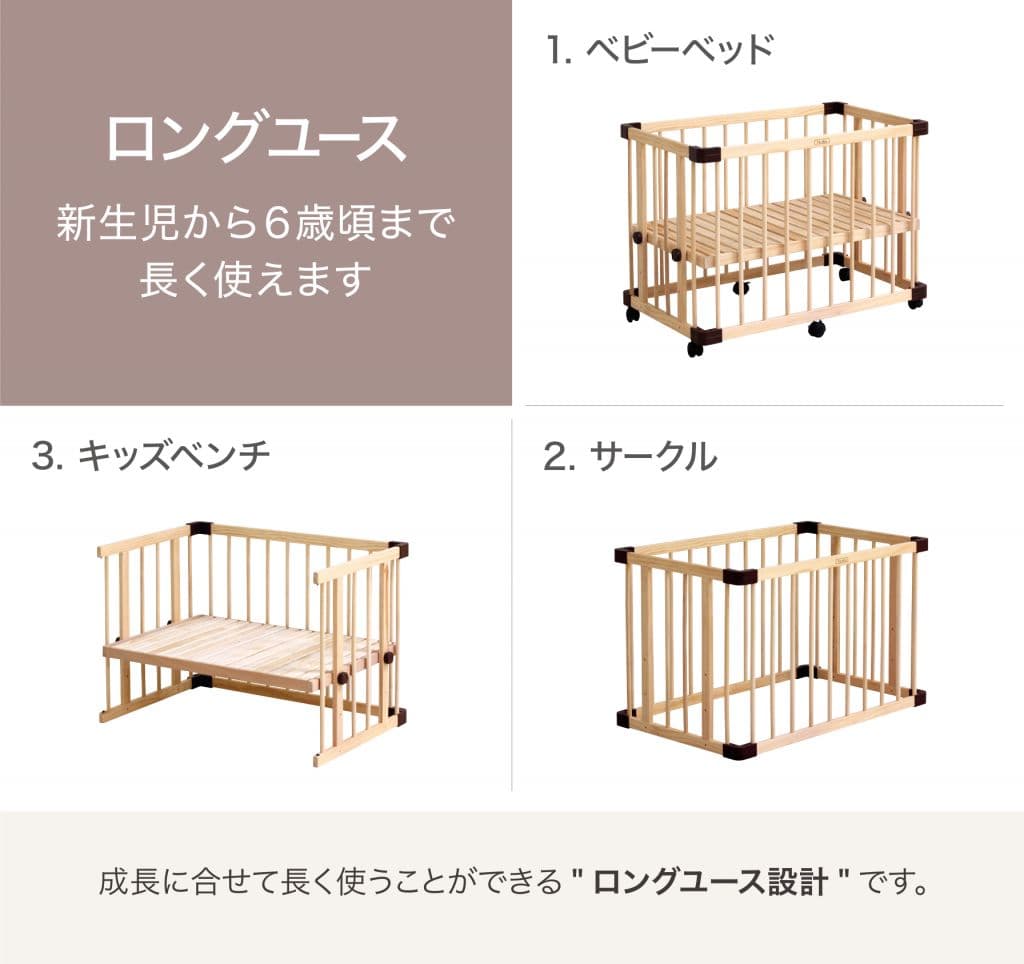 ファルスカ ジョイントミニベッド ネオ ベビー